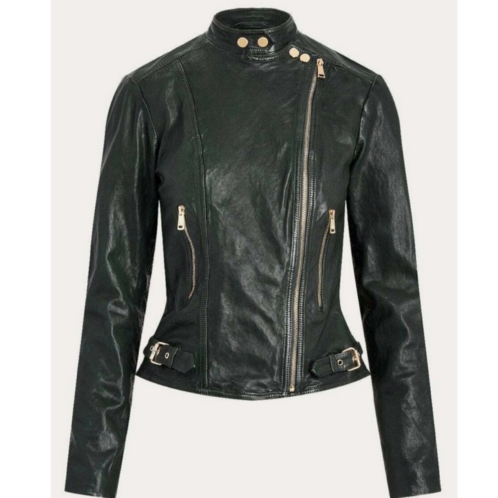 Ralph Lauren Leather Biker Jacket